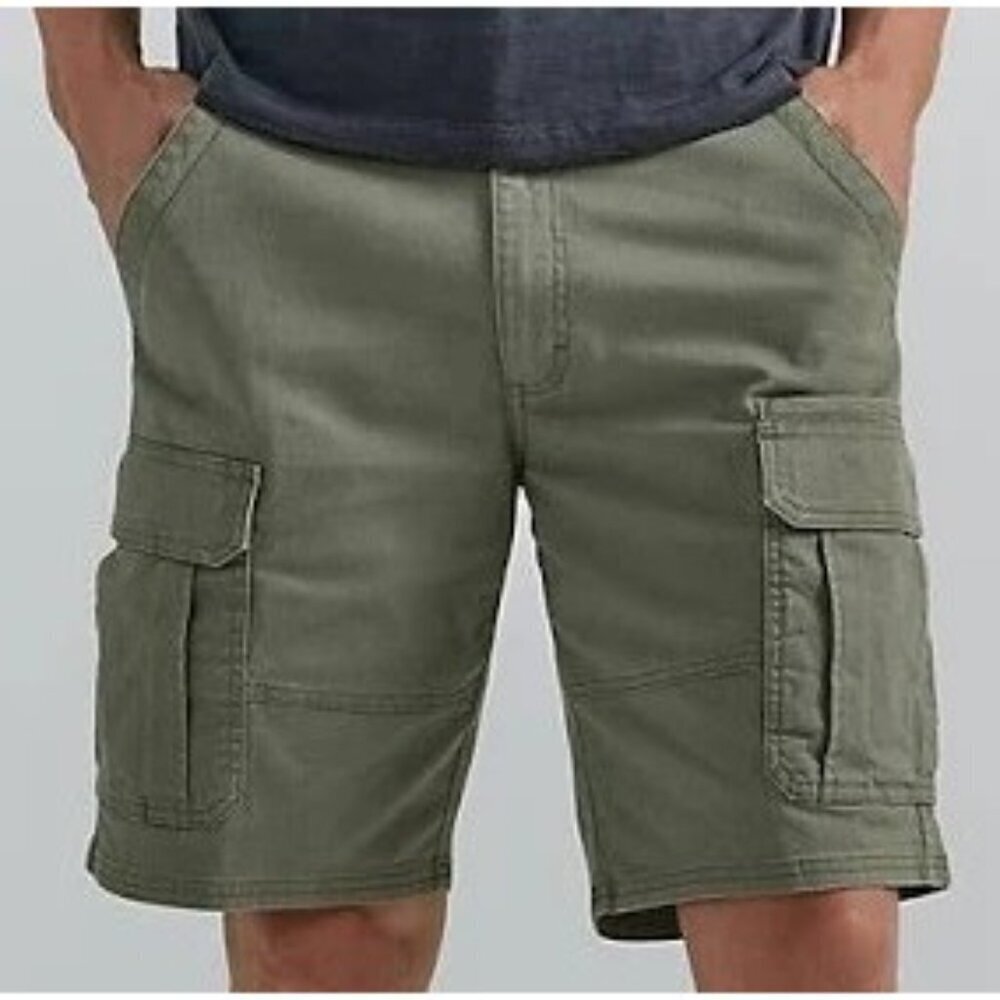147..  Wrangler Men's Casual Shorts Olive Size 36